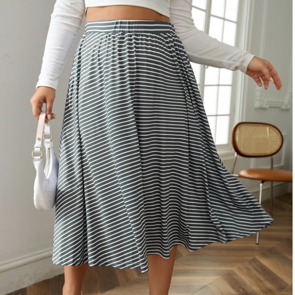 Shein Curve midi skirt